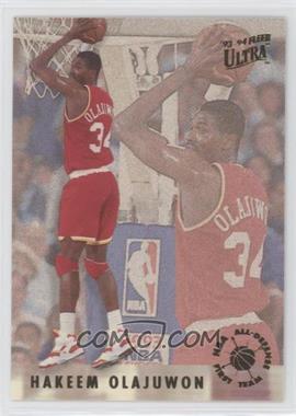 1993-94 Fleer Ultra - NBA All-Defense Team #3 - Hakeem Olajuwon