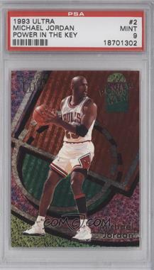 1993-94 Fleer Ultra - Power in the Key #2 - Michael Jordan [PSA 9 MINT]