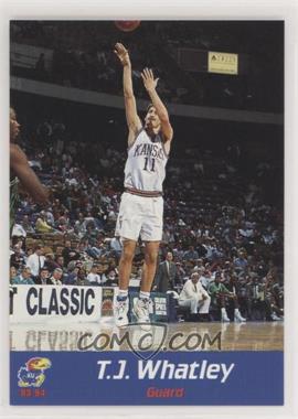 1993-94 Kansas Jayhawks - [Base] #14 - T.J. Whatley