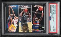 Dennis Rodman, Shaquille O'Neal, Dikembe Mutombo [PSA 10 GEM MT]