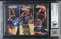 Dennis Rodman, Shaquille O'Neal, Dikembe Mutombo [BAS BGS Authentic]