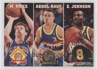 League Leaders - Mark Price, Mahmoud Abdul-Rauf, Eddie Johnson