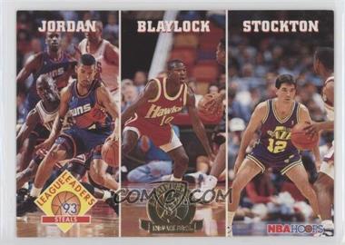 1993-94 NBA Hoops - [Base] - 5th Anniversary #289 - Michael Jordan, Mookie Blaylock, John Stockton