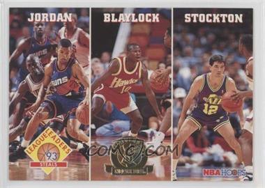 1993-94 NBA Hoops - [Base] - 5th Anniversary #289 - Michael Jordan, Mookie Blaylock, John Stockton