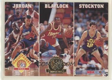 1993-94 NBA Hoops - [Base] - 5th Anniversary #289 - Michael Jordan, Mookie Blaylock, John Stockton