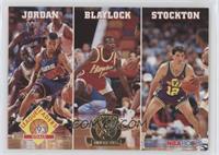 Michael Jordan, Mookie Blaylock, John Stockton