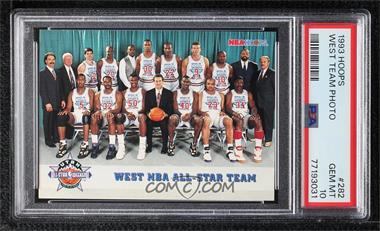 1993-94 NBA Hoops - [Base] #282 - West NBA All-Star Team [PSA 10 GEM MT]