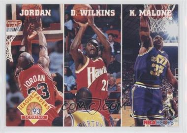 1993-94 NBA Hoops - [Base] #283 - Michael Jordan, Dominique Wilkins, Karl Malone