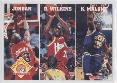 1993-94 NBA Hoops - [Base] #283 - Michael Jordan, Dominique Wilkins, Karl Malone