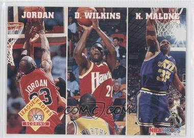 1993-94 NBA Hoops - [Base] #283 - Michael Jordan, Dominique Wilkins, Karl Malone