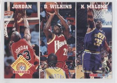 1993-94 NBA Hoops - [Base] #283 - Michael Jordan, Dominique Wilkins, Karl Malone