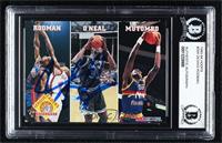 Dennis Rodman, Shaquille O'Neal, Dikembe Mutombo [BAS BGS Authentic]