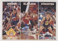 Michael Jordan, Mookie Blaylock, John Stockton