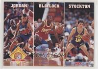 Michael Jordan, Mookie Blaylock, John Stockton