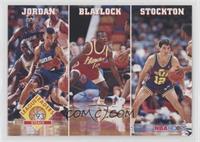 Michael Jordan, Mookie Blaylock, John Stockton