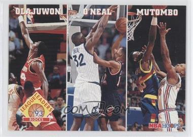 1993-94 NBA Hoops - [Base] #290 - Hakeem Olajuwon, Shaquille O'Neal, Dikembe Mutombo