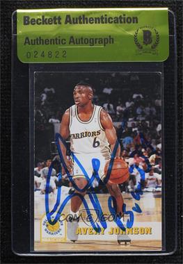 1993-94 NBA Hoops - [Base] #340 - Avery Johnson [BAS Authentic]
