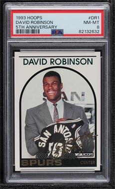 1993-94 NBA Hoops - [Base] #DR1.1 - David Robinson [PSA 8 NM‑MT]