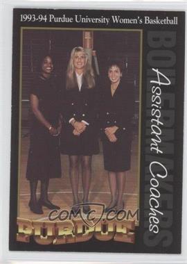 1993-94 Purdue Boilermakers - [Base] #_SBJ - Sarah Sharp, Dallas Boychuk, MaChelle Joseph (Assistant Coaching Staff)