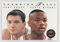 Toni Kukoc, Corie Blount