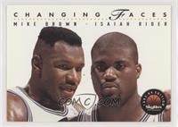 Mike Brown, Isaiah Rider [EX to NM]