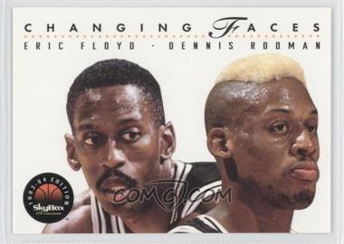 1993-94 Skybox Premium - [Base] #315 - Eric Floyd, Dennis Rodman