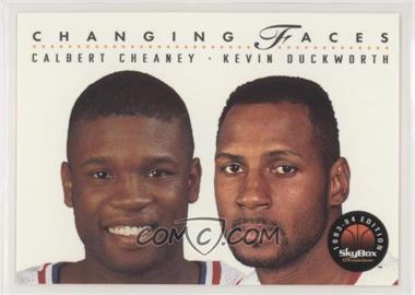 1993-94 Skybox Premium - [Base] #318 - Calbert Cheaney, Kevin Duckworth