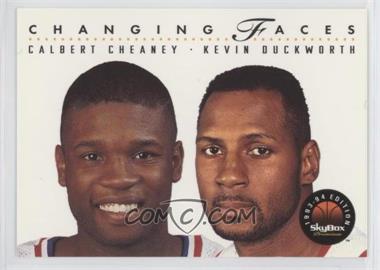 1993-94 Skybox Premium - [Base] #318 - Calbert Cheaney, Kevin Duckworth