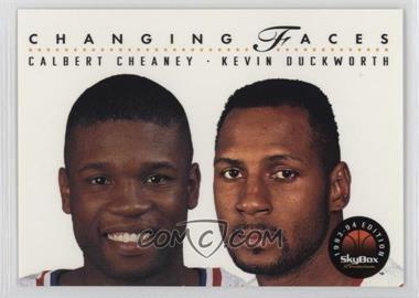 1993-94 Skybox Premium - [Base] #318 - Calbert Cheaney, Kevin Duckworth