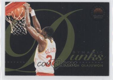 1993-94 Skybox Premium - Dynamic Dunks #D8 - Hakeem Olajuwon