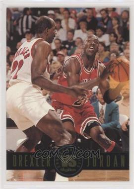 1993-94 Skybox Premium - Showdown Series #SS11 - Clyde Drexler, Michael Jordan