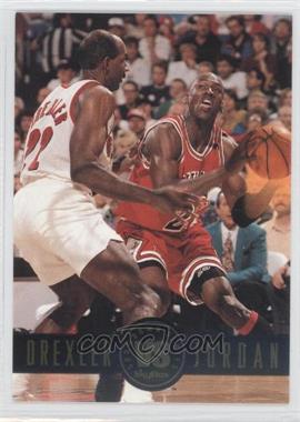 1993-94 Skybox Premium - Showdown Series #SS11 - Clyde Drexler, Michael Jordan