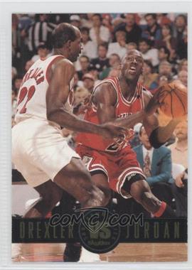 1993-94 Skybox Premium - Showdown Series #SS11 - Clyde Drexler, Michael Jordan