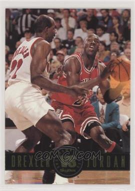 1993-94 Skybox Premium - Showdown Series #SS11 - Clyde Drexler, Michael Jordan