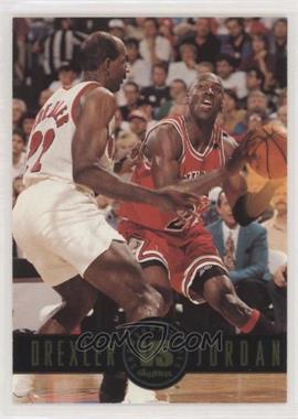 1993-94 Skybox Premium - Showdown Series #SS11 - Clyde Drexler, Michael Jordan