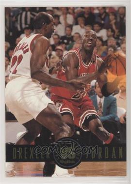 1993-94 Skybox Premium - Showdown Series #SS11 - Clyde Drexler, Michael Jordan