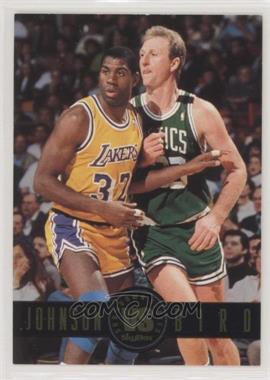 1993-94 Skybox Premium - Showdown Series #SS12 - Magic Johnson, Larry Bird