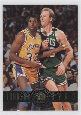 1993-94 Skybox Premium - Showdown Series #SS12 - Magic Johnson, Larry Bird