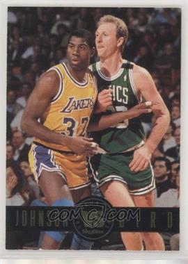 1993-94 Skybox Premium - Showdown Series #SS12 - Magic Johnson, Larry Bird