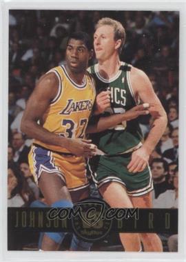 1993-94 Skybox Premium - Showdown Series #SS12 - Magic Johnson, Larry Bird