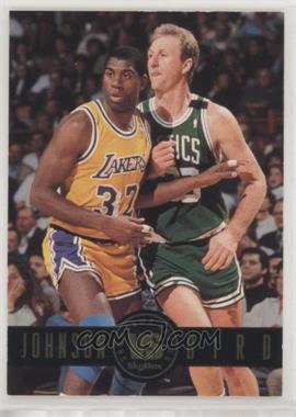 1993-94 Skybox Premium - Showdown Series #SS12 - Magic Johnson, Larry Bird