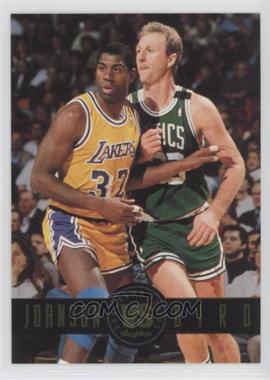 1993-94 Skybox Premium - Showdown Series #SS12 - Magic Johnson, Larry Bird