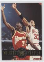 Dominique Wilkins, Scottie Pippen [EX to NM]