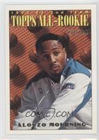 Topps All-Rookie Team - Alonzo Mourning