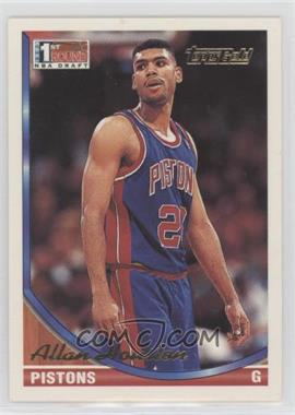 1993-94 Topps - [Base] - Gold #261 - Allan Houston