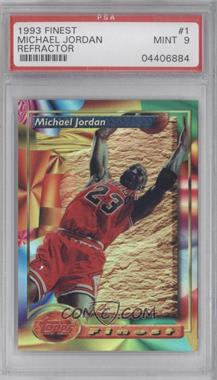 1993-94 Topps Finest - [Base] - Refractor #1 - Michael Jordan [PSA 9 MINT]