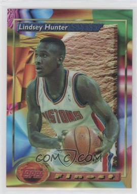 1993-94 Topps Finest - [Base] - Refractor #184 - Lindsey Hunter [EX to NM]
