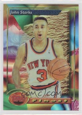 1993-94 Topps Finest - [Base] - Refractor #194 - John Starks