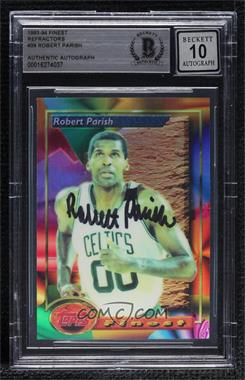 1993-94 Topps Finest - [Base] - Refractor #39 - Robert Parish [BAS BGS Authentic]