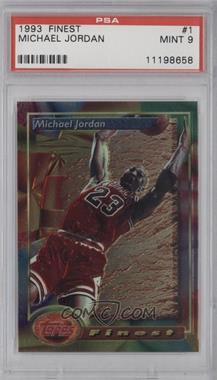 1993-94 Topps Finest - [Base] #1 - Michael Jordan [PSA 9 MINT]